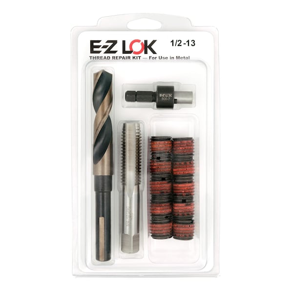 E-Z Lok Thread Repair Kit for Metal - Standard Wall - 1/2-13 x 3/4-10 x 1.00 Length EZ-329-801 - main